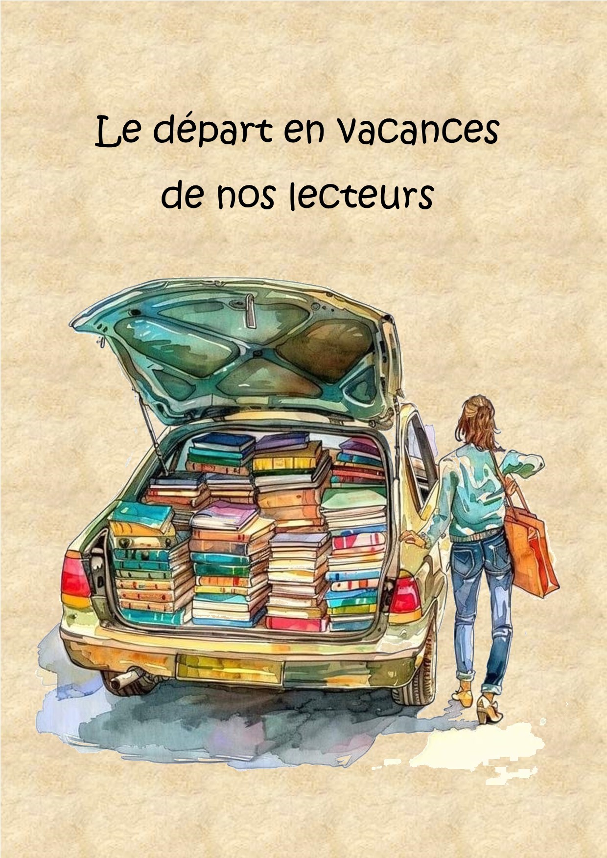 le départ en vacances de nos lecteurs